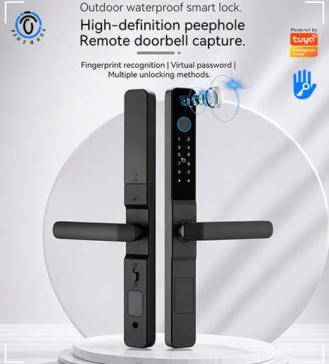 OEM China Manufacturer Commercial Fingerprint Smart Door Lock With Tuya App