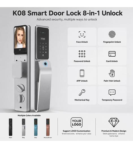 Best Waterproof Smart Lock With Fingerprint For Rental Property
