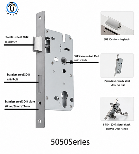 Apartment Fingerprint Keypad Aluminum Electronic Smart Door Lock Supplier Factory