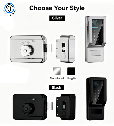 Tuya App Keyless TTLock Smart Door Lock With Fingerprint For Office