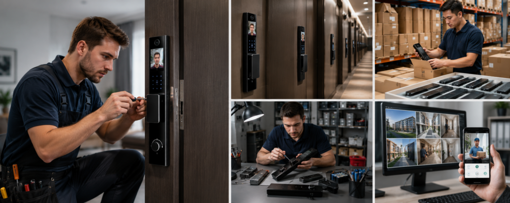 smart lock with camera
