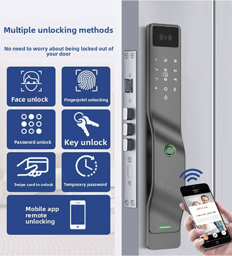 K06 Best Digital Keyless Wifi Code Front Door Lock For Home