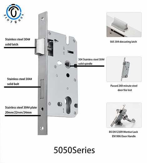 H07 Apartment Electronic Security Digital Door Lock For Front Door